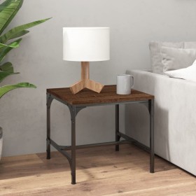 Mesa de centro madera contrachapada marrón roble 50x50x35 cm de vidaXL, Mesas de centro - Ref: Foro24-819401, Precio: 24,99 €...