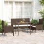 4-piece garden furniture set and brown synthetic rattan cushions by vidaXL, Garden sets - Ref: Foro24-319503, Price: 203,74 €...