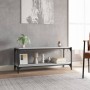 TV stand made of gray Sonoma plywood and steel, measuring 100x33x41 cm. by vidaXL, TV Furniture - Ref: Foro24-819350, Price: ...