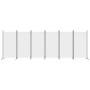 6-panel white fabric room divider screen 520x180 cm by vidaXL, Room dividers - Ref: Foro24-350270, Price: 106,86 €, Discount: %