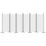 6-panel white fabric room divider screen 520x180 cm by vidaXL, Room dividers - Ref: Foro24-350270, Price: 106,86 €, Discount: %