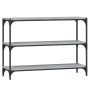 Sonoma gray plywood and steel shelving 100x33x70.5 cm by vidaXL, Bookcases and shelves - Ref: Foro24-819355, Price: 58,52 €, ...