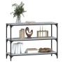 Sonoma gray plywood and steel shelving 100x33x70.5 cm by vidaXL, Bookcases and shelves - Ref: Foro24-819355, Price: 58,52 €, ...