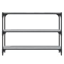 Sonoma gray plywood and steel shelving 100x33x70.5 cm by vidaXL, Bookcases and shelves - Ref: Foro24-819355, Price: 58,52 €, ...