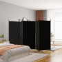 Divider screen with 5 black fabric panels 433x180 cm by vidaXL, Room dividers - Ref: Foro24-350269, Price: 80,10 €, Discount: %