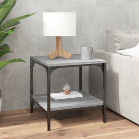 Mesa de centro madera contrachapada gris Sonoma 50x50x40 cm de vidaXL, Mesas de centro - Ref: Foro24-819375, Precio: 45,99 €,...