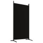 Divider screen with 5 black fabric panels 433x180 cm by vidaXL, Room dividers - Ref: Foro24-350269, Price: 80,10 €, Discount: %