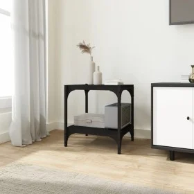 Mueble para TV madera contrachapada y acero negro 40x33x41 cm de vidaXL, Muebles TV - Ref: Foro24-819302, Precio: 33,66 €, De...