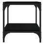 Mueble para TV madera contrachapada y acero negro 40x33x41 cm de vidaXL, Muebles TV - Ref: Foro24-819302, Precio: 33,99 €, De...