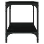 Mueble para TV madera contrachapada y acero negro 40x33x41 cm de vidaXL, Muebles TV - Ref: Foro24-819302, Precio: 33,99 €, De...