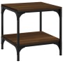 Oak brown plywood side table 40x40x40 cm by vidaXL, Coffee table - Ref: Foro24-819385, Price: 26,54 €, Discount: %