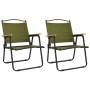 Camping chairs 2 pcs green Oxford cloth 54x55x78 cm by vidaXL, Garden chairs - Ref: Foro24-319486, Price: 92,26 €, Discount: %