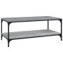 Gray Sonoma plywood coffee table 100x50x40 cm by vidaXL, Coffee table - Ref: Foro24-819365, Price: 50,46 €, Discount: %