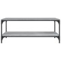 Gray Sonoma plywood coffee table 100x50x40 cm by vidaXL, Coffee table - Ref: Foro24-819365, Price: 50,46 €, Discount: %