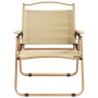 Camping chairs 2 pcs beige Oxford fabric 54x43x59 cm by vidaXL, Garden chairs - Ref: Foro24-319481, Price: 91,91 €, Discount: %