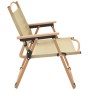 Camping chairs 2 pcs beige Oxford fabric 54x43x59 cm by vidaXL, Garden chairs - Ref: Foro24-319481, Price: 91,91 €, Discount: %