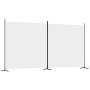 Divider screen with 2 white fabric panels 348x180 cm by vidaXL, Room dividers - Ref: Foro24-350274, Price: 54,98 €, Discount: %