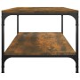 Smoked oak plywood coffee table 100x50x40 cm by vidaXL, Coffee table - Ref: Foro24-819364, Price: 57,72 €, Discount: %