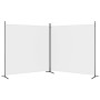 Divider screen with 2 white fabric panels 348x180 cm by vidaXL, Room dividers - Ref: Foro24-350274, Price: 54,98 €, Discount: %