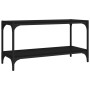 Mueble para TV madera contrachapada y acero negro 80x33x41 cm de vidaXL, Muebles TV - Ref: Foro24-819332, Precio: 47,47 €, De...