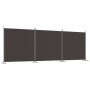 Three-panel brown fabric room divider 525x180 cm by vidaXL, Room dividers - Ref: Foro24-350279, Price: 57,99 €, Discount: %