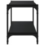 Mueble para TV madera contrachapada y acero negro 80x33x41 cm de vidaXL, Muebles TV - Ref: Foro24-819332, Precio: 47,47 €, De...