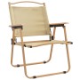 Camping chairs 2 pcs beige Oxford fabric 54x55x78 cm by vidaXL, Garden chairs - Ref: Foro24-319484, Price: 92,99 €, Discount: %