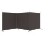 Three-panel brown fabric room divider 525x180 cm by vidaXL, Room dividers - Ref: Foro24-350279, Price: 57,99 €, Discount: %