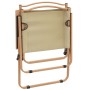 Sillas de camping 2 uds tela Oxford beige 54x55x78 cm de vidaXL, Sillas de jardín - Ref: Foro24-319484, Precio: 91,71 €, Desc...