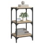 Sonoma oak plywood and steel shelving 40x33x70.5 cm by vidaXL, Bookcases and shelves - Ref: Foro24-819308, Price: 40,99 €, Di...