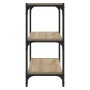 Sonoma oak plywood and steel shelving 40x33x70.5 cm by vidaXL, Bookcases and shelves - Ref: Foro24-819308, Price: 40,99 €, Di...