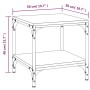 Black plywood coffee table 50x50x40 cm by vidaXL, Coffee table - Ref: Foro24-819372, Price: 41,10 €, Discount: %