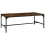 Smoked oak plywood coffee table 100x50x35 cm by vidaXL, Coffee table - Ref: Foro24-819389, Price: 31,38 €, Discount: %