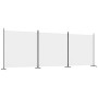 Divider screen with 3 white fabric panels 525x180 cm by vidaXL, Room dividers - Ref: Foro24-350278, Price: 48,51 €, Discount: %