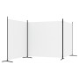 Biombo divisor de 3 paneles de tela blanco 525x180 cm de vidaXL, Divisores de ambientes - Ref: Foro24-350278, Precio: 48,51 €...