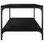 Mesa de centro de madera contrachapada negro 100x50x40 cm de vidaXL, Mesas de centro - Ref: Foro24-819362, Precio: 52,99 €, D...