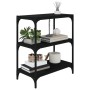 Plywood and black steel shelving 60x33x70.5 cm by vidaXL, Bookcases and shelves - Ref: Foro24-819322, Price: 38,78 €, Discoun...