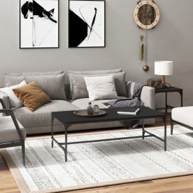 Black plywood coffee table 100x50x35 cm by vidaXL, Coffee table - Ref: Foro24-819387, Price: 32,99 €, Discount: %