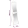 Weißer Standspiegel 50x200 cm von vidaXL, Spiegel - Ref: Foro24-351528, Preis: 176,44 €, Rabatt: %