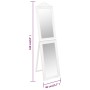 Weißer Standspiegel 40x160 cm von vidaXL, Spiegel - Ref: Foro24-351520, Preis: 59,05 €, Rabatt: %