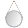 Wall mirror with silver strap Ø35 cm by vidaXL, Mirrors - Ref: Foro24-351534, Price: 28,80 €, Discount: %