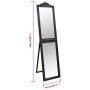 Black standing mirror 40x160 cm by vidaXL, Mirrors - Ref: Foro24-351523, Price: 72,72 €, Discount: %