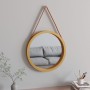 Wall mirror with gold strap Ø55 cm by vidaXL, Mirrors - Ref: Foro24-351541, Price: 43,26 €, Discount: %