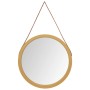 Wall mirror with gold strap Ø55 cm by vidaXL, Mirrors - Ref: Foro24-351541, Price: 43,26 €, Discount: %