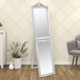 Silver standing mirror 40x160 cm by vidaXL, Mirrors - Ref: Foro24-351522, Price: 55,99 €, Discount: %