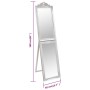 Silver standing mirror 40x160 cm by vidaXL, Mirrors - Ref: Foro24-351522, Price: 72,72 €, Discount: %