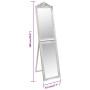 Silberner Standspiegel 45x180 cm von vidaXL, Spiegel - Ref: Foro24-351526, Preis: 58,99 €, Rabatt: %