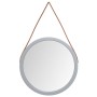 Wall mirror with silver strap Ø45 cm by vidaXL, Mirrors - Ref: Foro24-351538, Price: 33,55 €, Discount: %