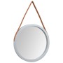 Wall mirror with silver strap Ø45 cm by vidaXL, Mirrors - Ref: Foro24-351538, Price: 33,55 €, Discount: %