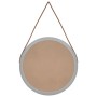 Espejo de pared con correa plateado Ø45 cm de vidaXL, Espejos - Ref: Foro24-351538, Precio: 33,55 €, Descuento: %